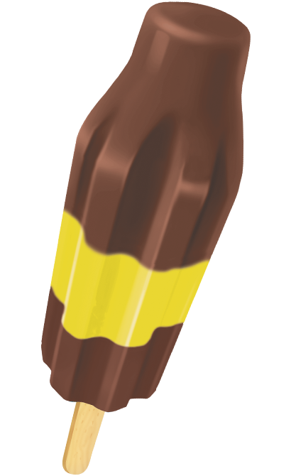 Banana Fudge Bomb Pop